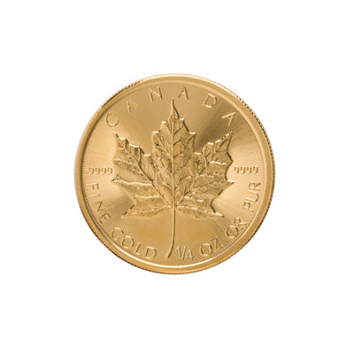 1/4 oz Canadian Gold Maple(7.77 grams)